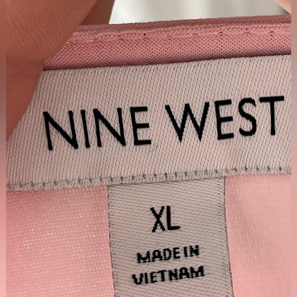 Nine West pink blouse size XL NWT - Picture 6 of 8